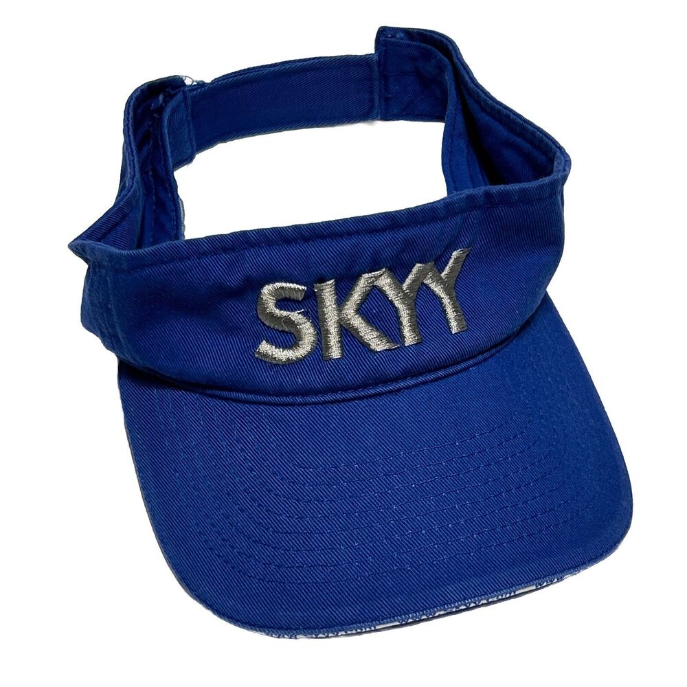 SKYY Vodka Blue Men's Hat Adjustable Visor
